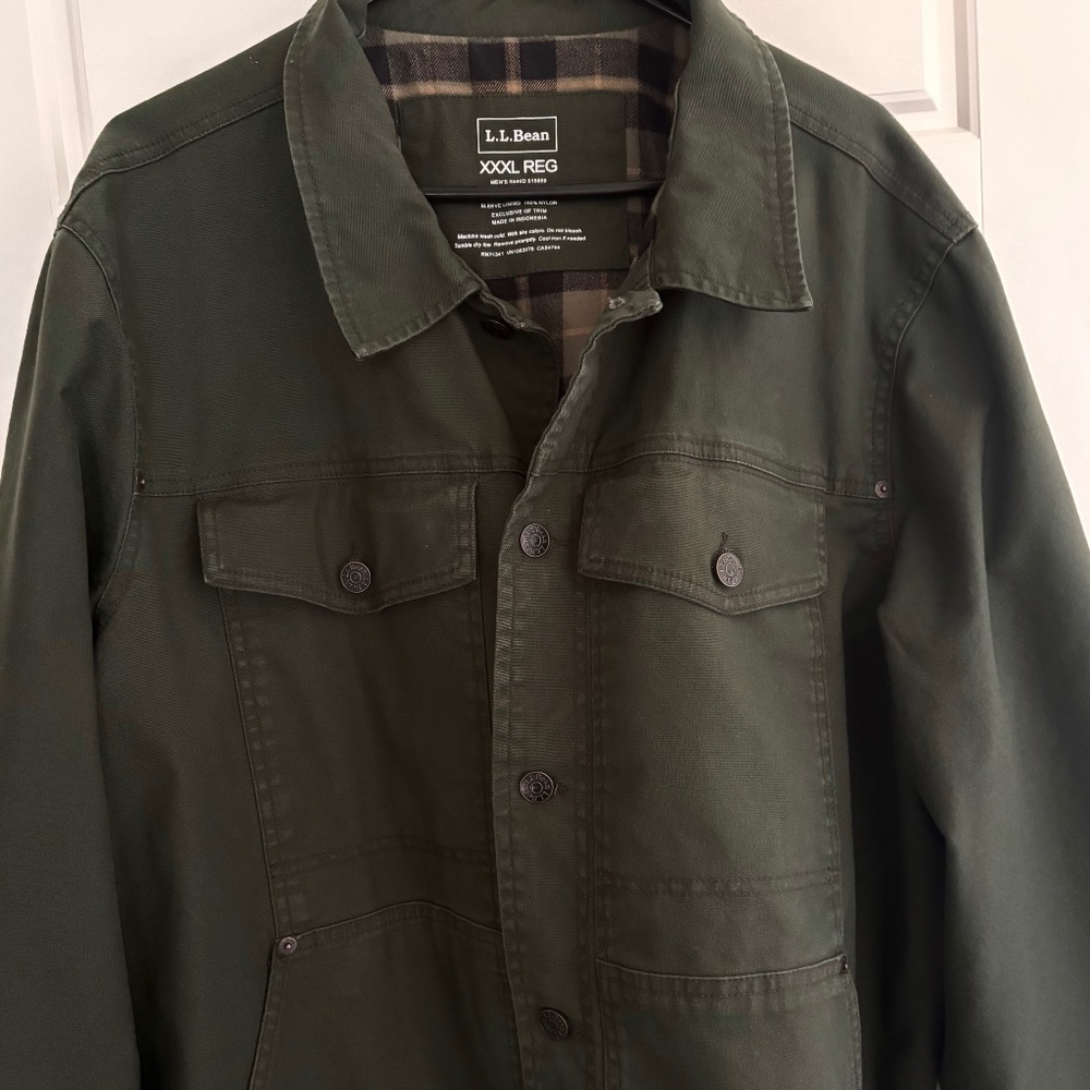 Ll Bean Flex Utility Trucker Jacket - image 1